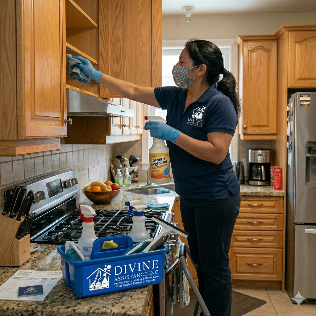 Deep kitchen cleaning